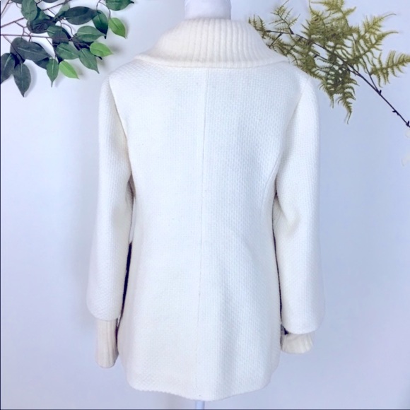 Anthro Tabitha Thick Wool Lambswool Pea Coat - Picture 3 of 5